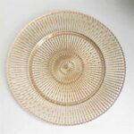 Wholesale Glass Charger Plate PZ-055